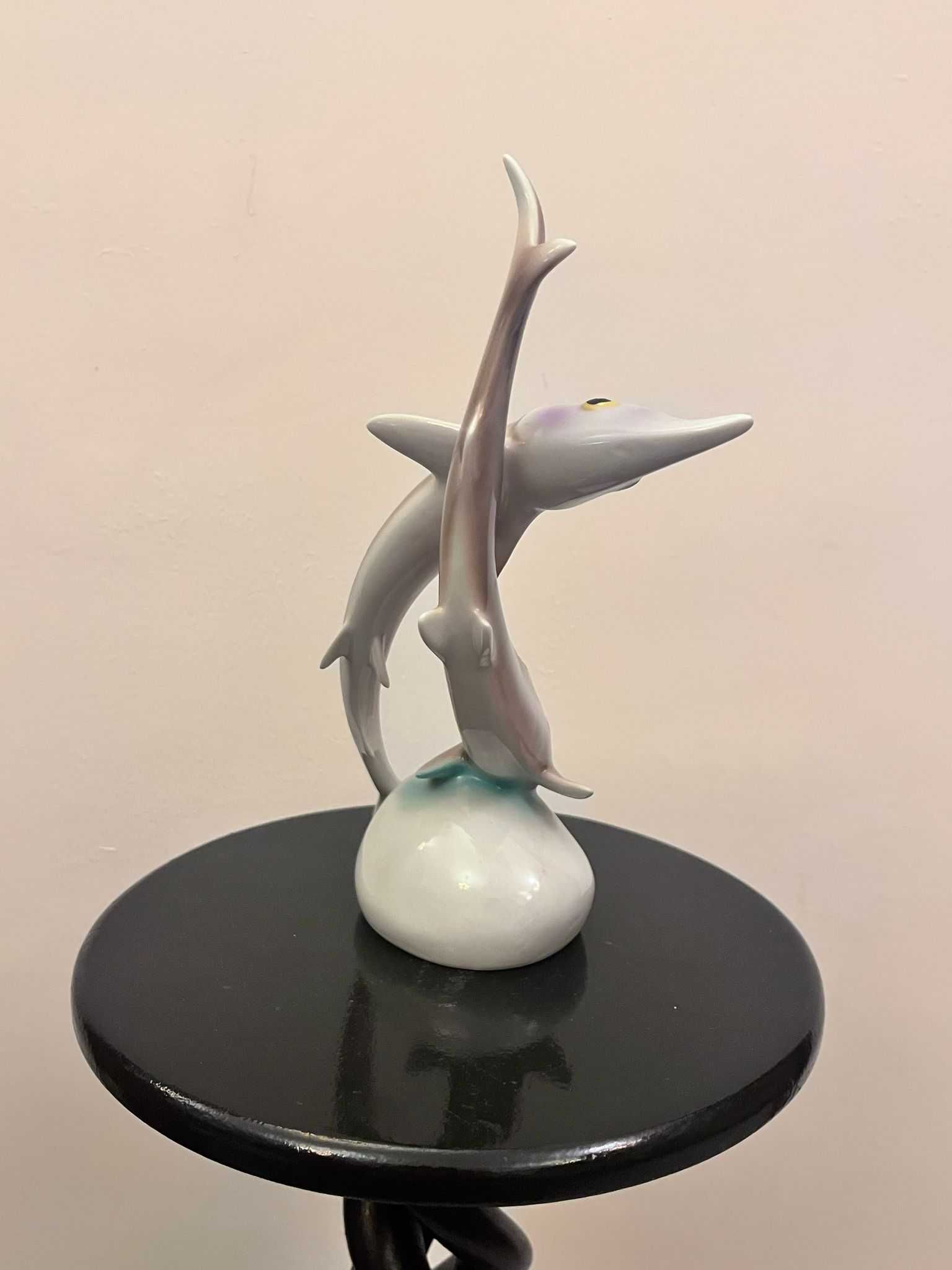 Bibelou statueta portelan HOLLOHAZA de dimensiuni mari bibelouri