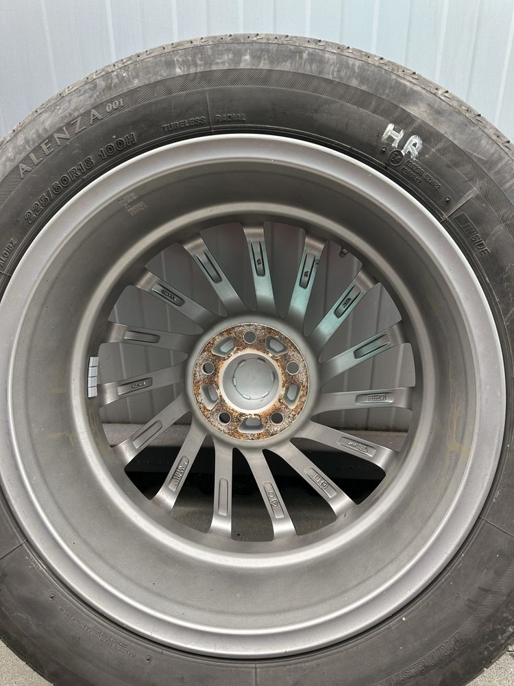Roti aliaj Nissan X-Trail 225/60R18 vara cu senzori presiune