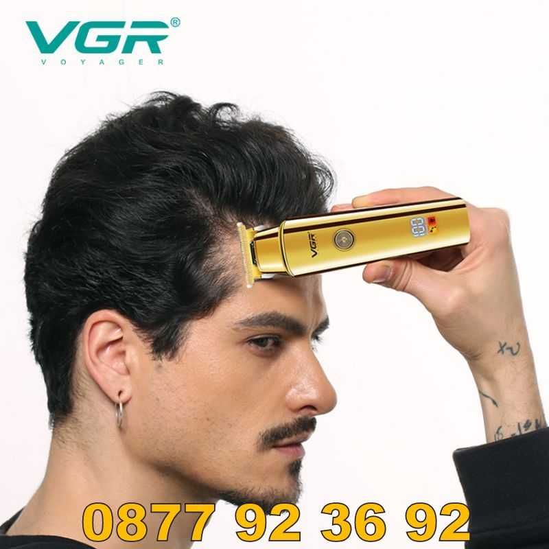 + ДИСПЛЕЙ БЕЗЖИЧНА машинка за подстригване, тример, модел: V-947, VGR