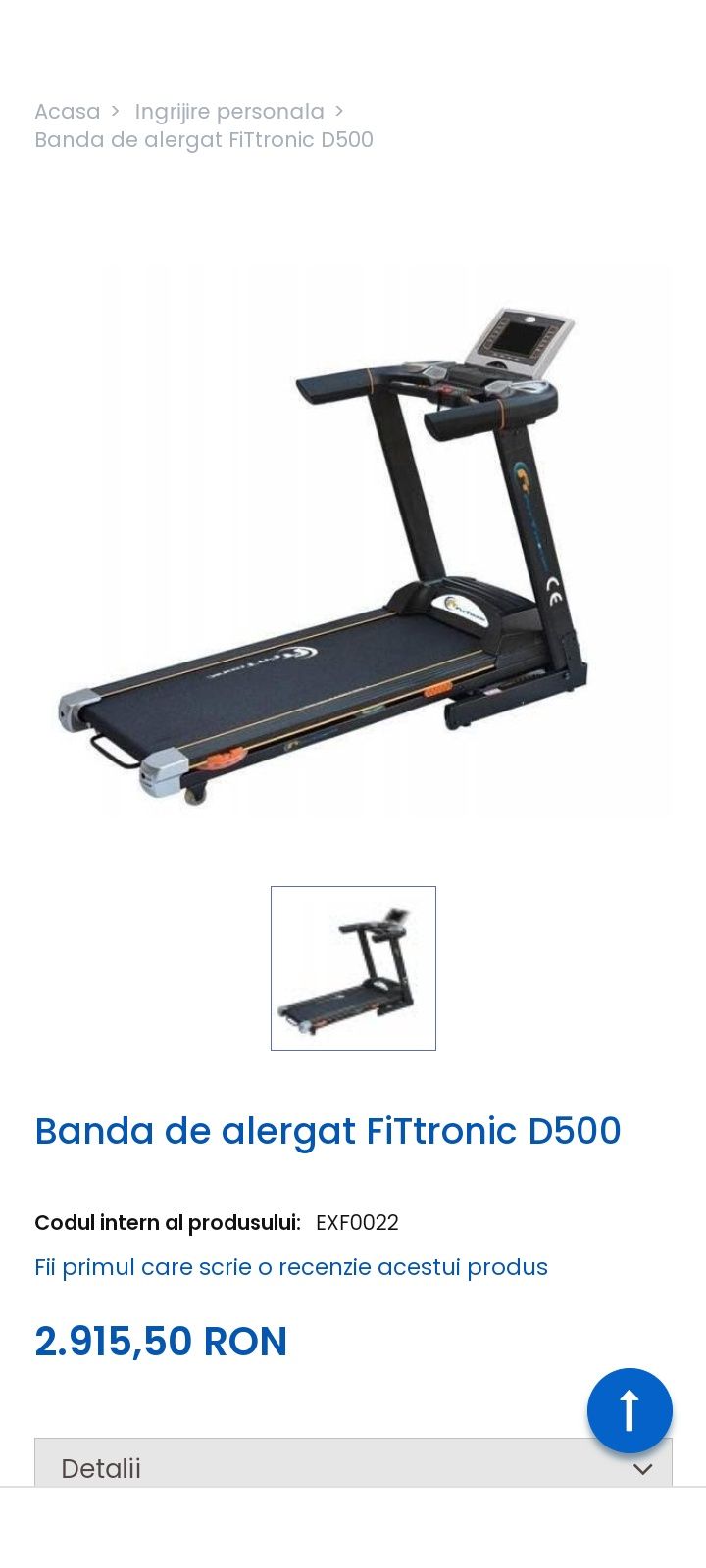 Banda de alergat FiTtronic D500