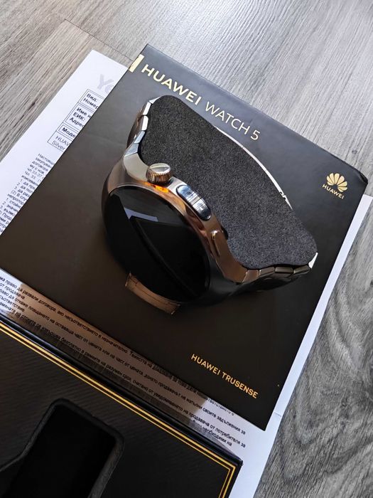 HUAWEI Watch 5, 46мм,Aerospace-Grade Titanium Case, Titanium Strap LTE
