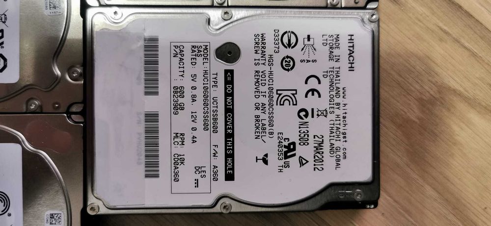 HDD 2,5'' 600 Gb 10.000 rot/min 6Gb/s port SAS