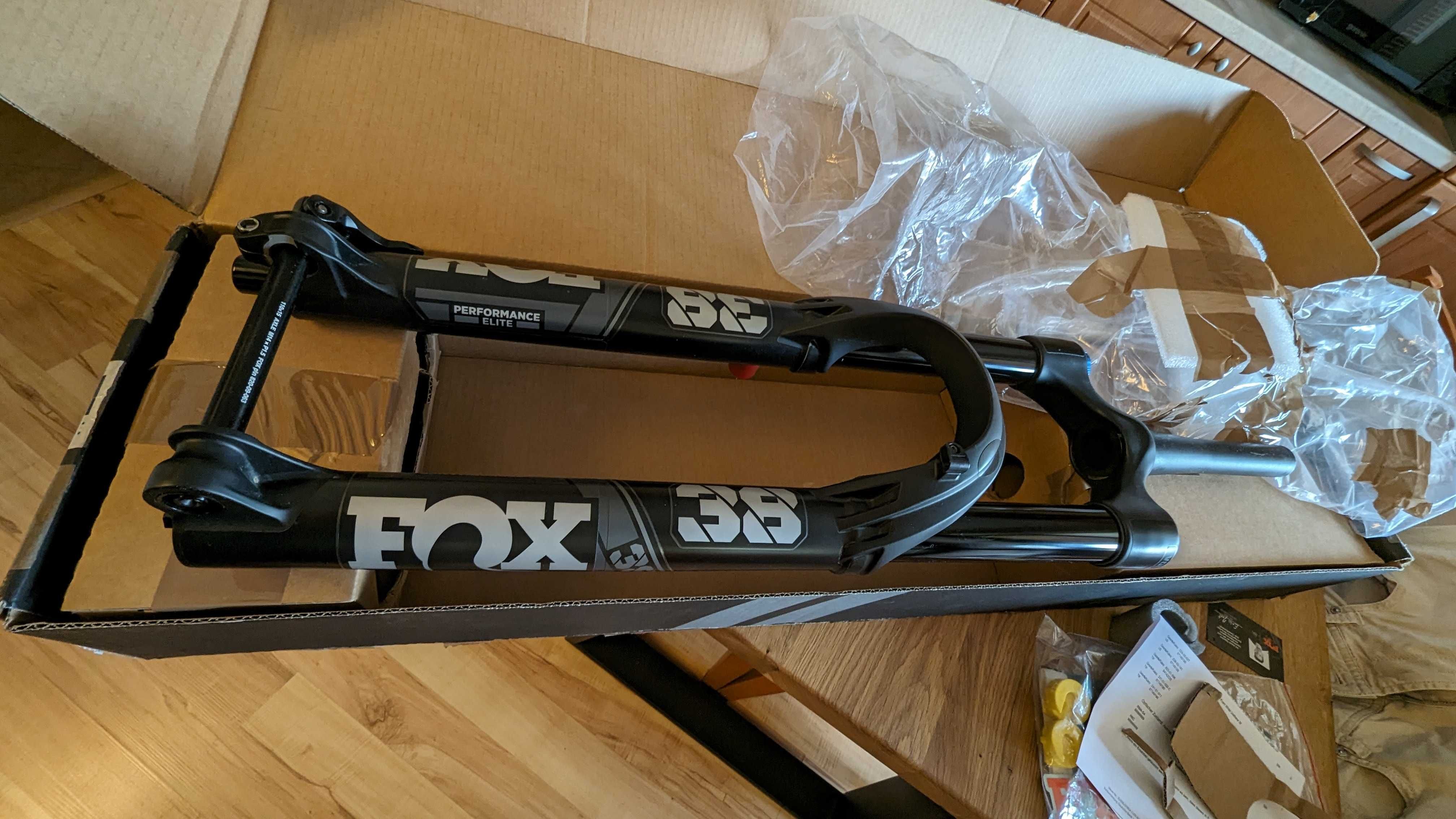 вилка FOX float 38 performance elite GRIP2 27.5" 170mm