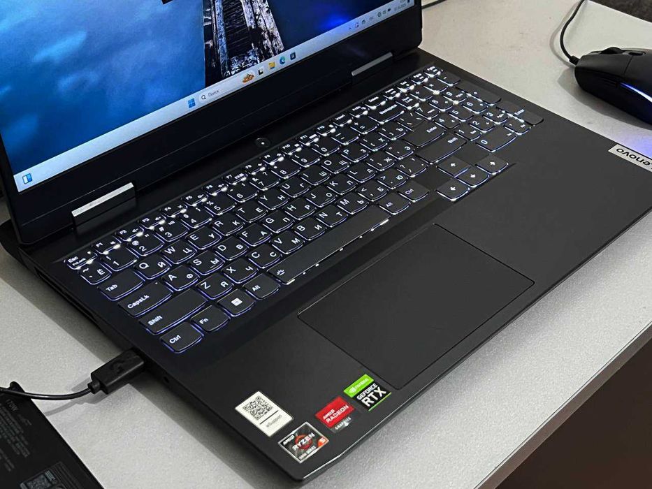Игровой ноутбук LENOVO / Ryzen 5 6600H / RTX 3050 / 1TB SSD/ 16GB DDR5