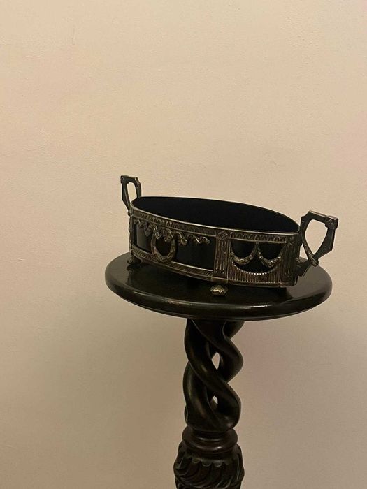 Bibelou fructiera centru de masa metalic bibelouri veche