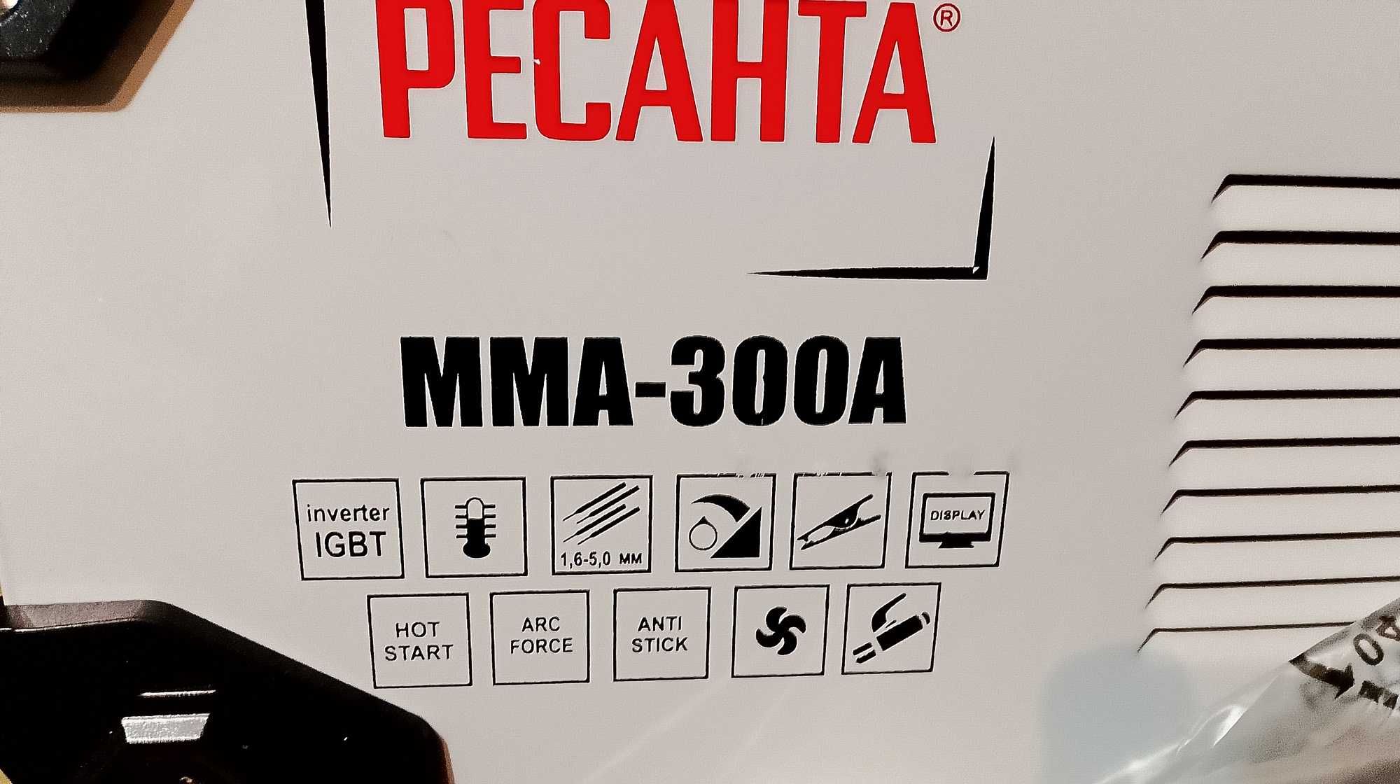Сварочный аппарат Ресанта, 300А, электрод 1.6-5мм