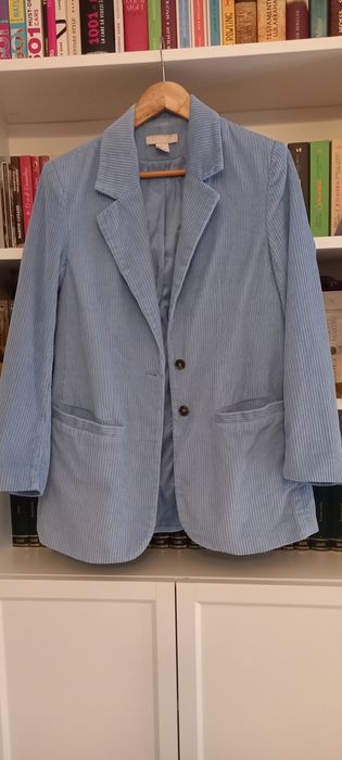 Sacou bleu raiat 38