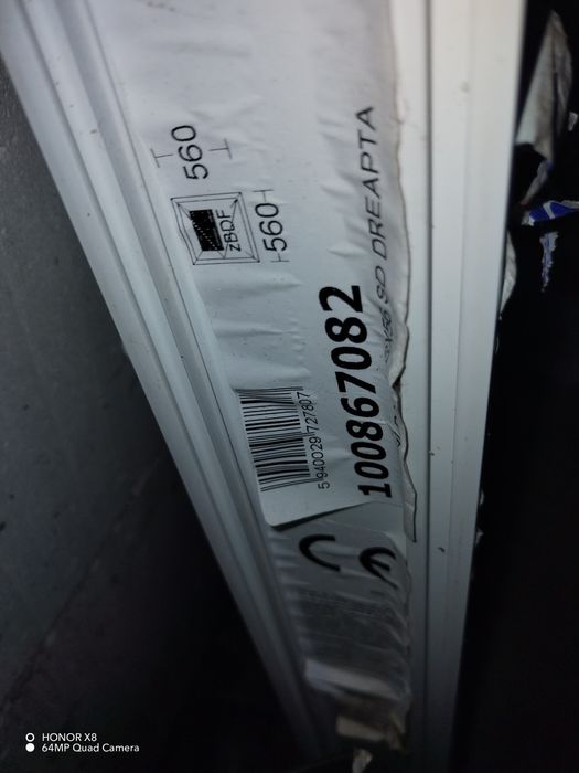 Geam termopan 4 camere 56/56 este nou ne folosit