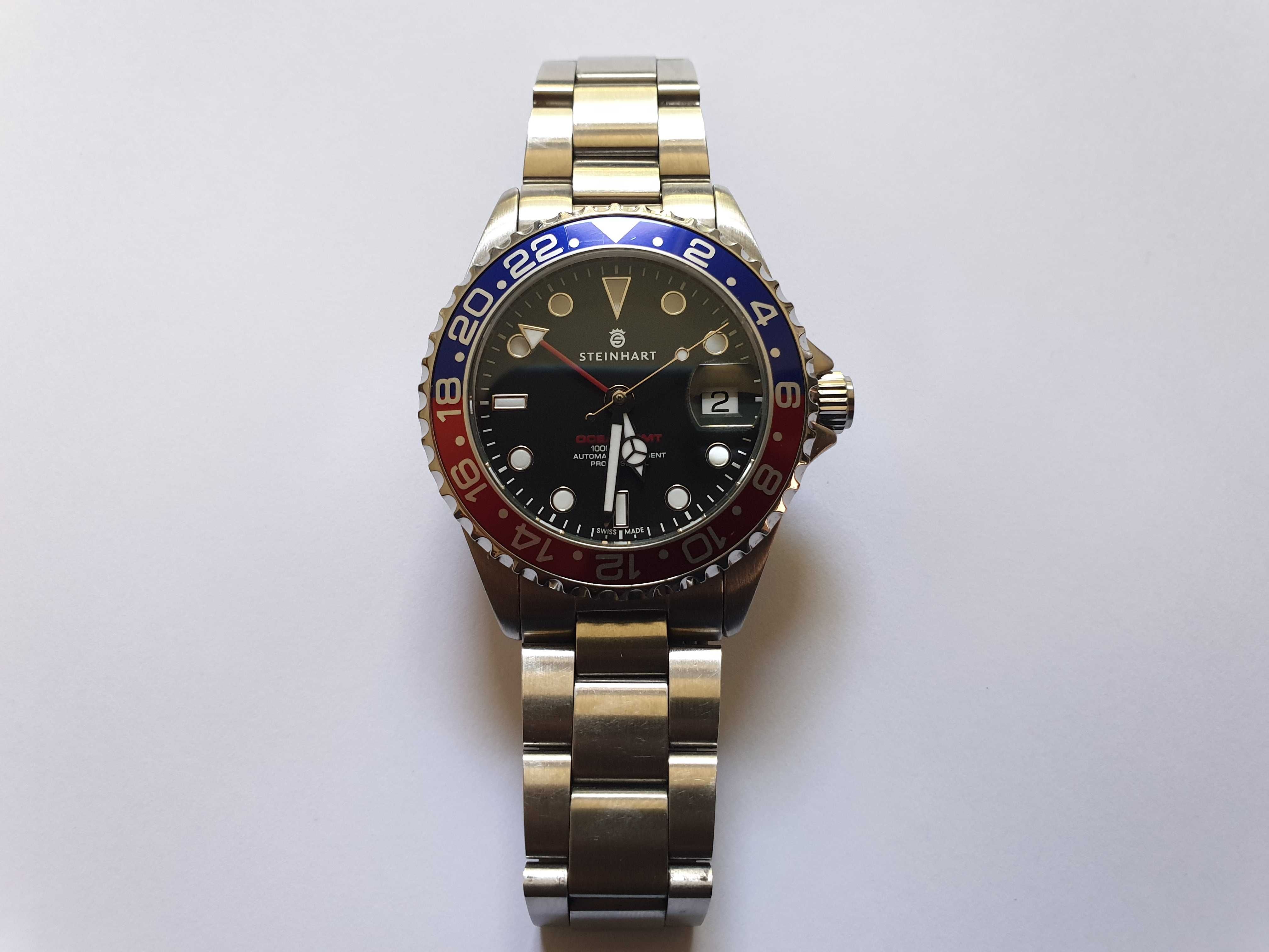 Ceas Steinhart automatic (ETA 2893-2; 21 rubine)
