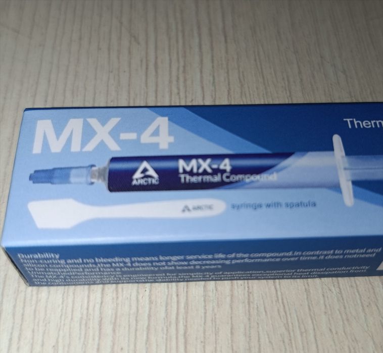 Термопаста mx4 для кулеров процессоров arctic