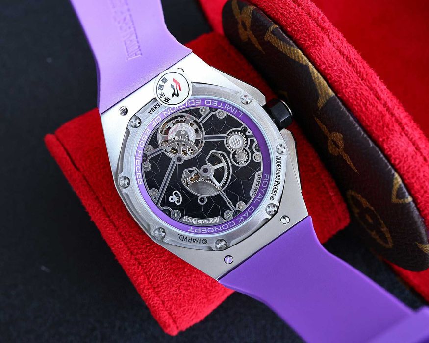Ceas bărbătesc automat Audemars Piguet x Marvel Black Panther
