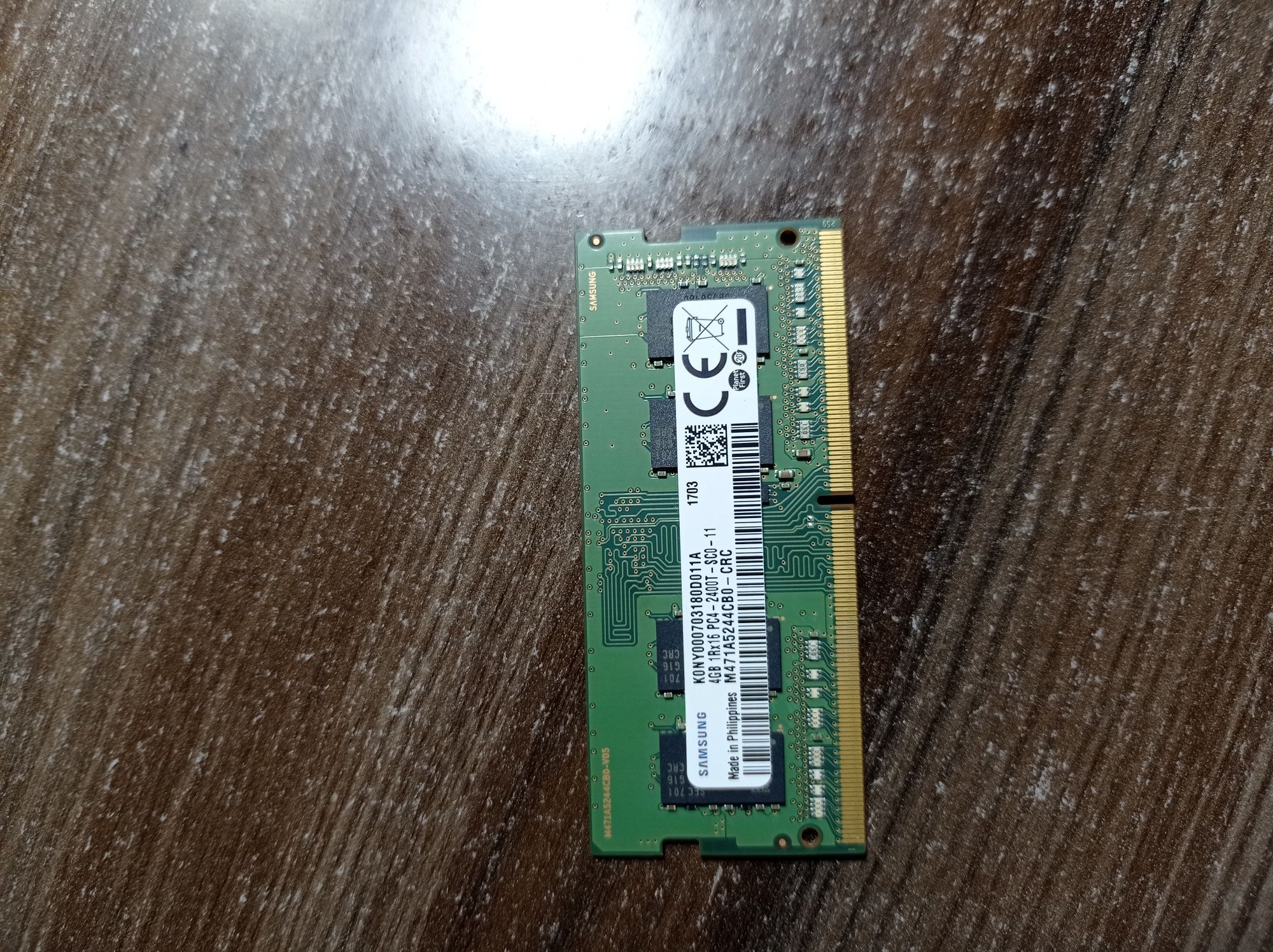 ОЗУ DDR4( для ноутбука) от Самсунг 2400мгц