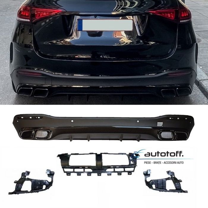 Difuzor bara spate GLS X167 (2020+) Full Black LOOK