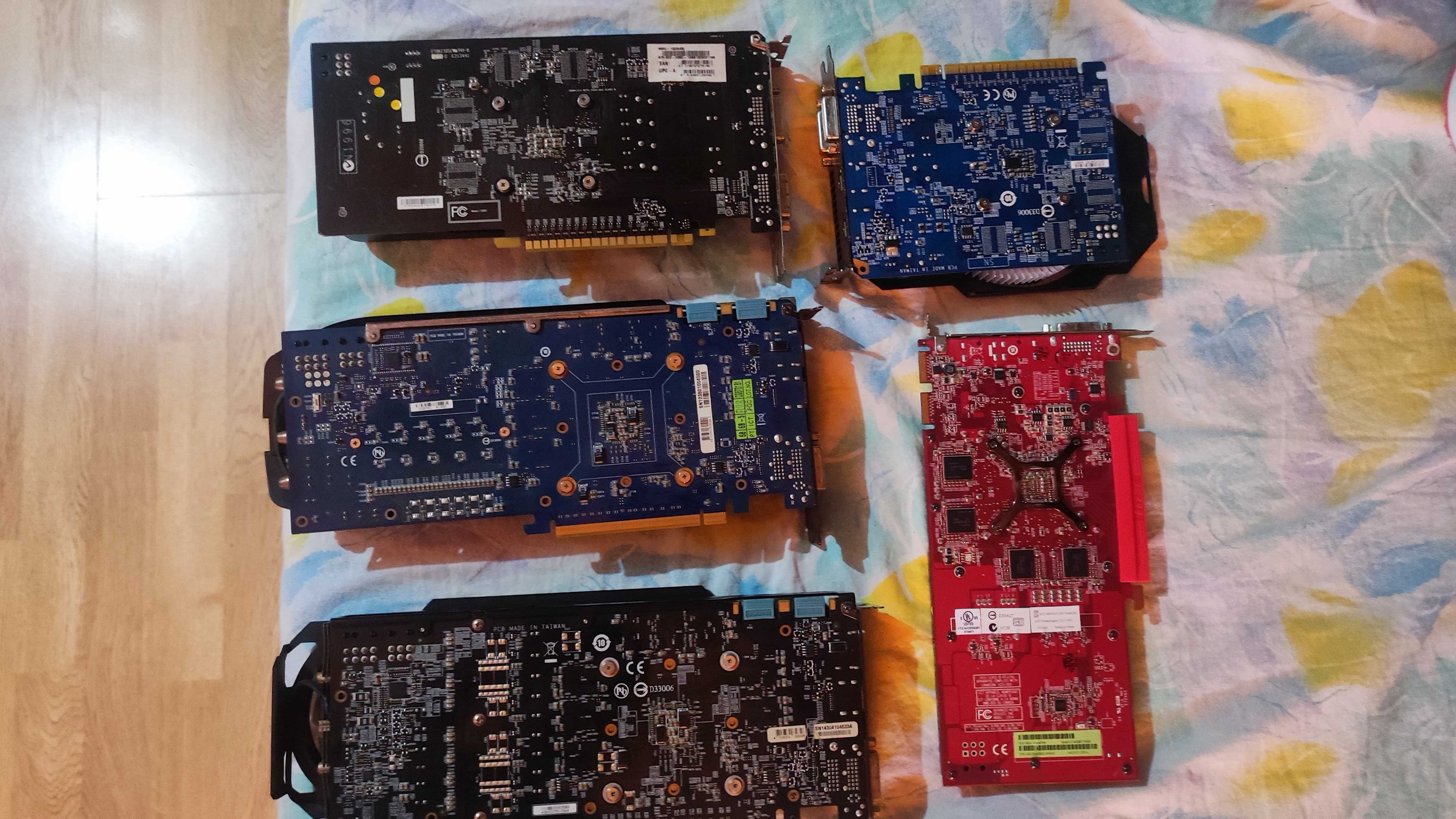 Dezmembrez lot  placi video defecte GTX 650 670 750 760 nu dau semnal