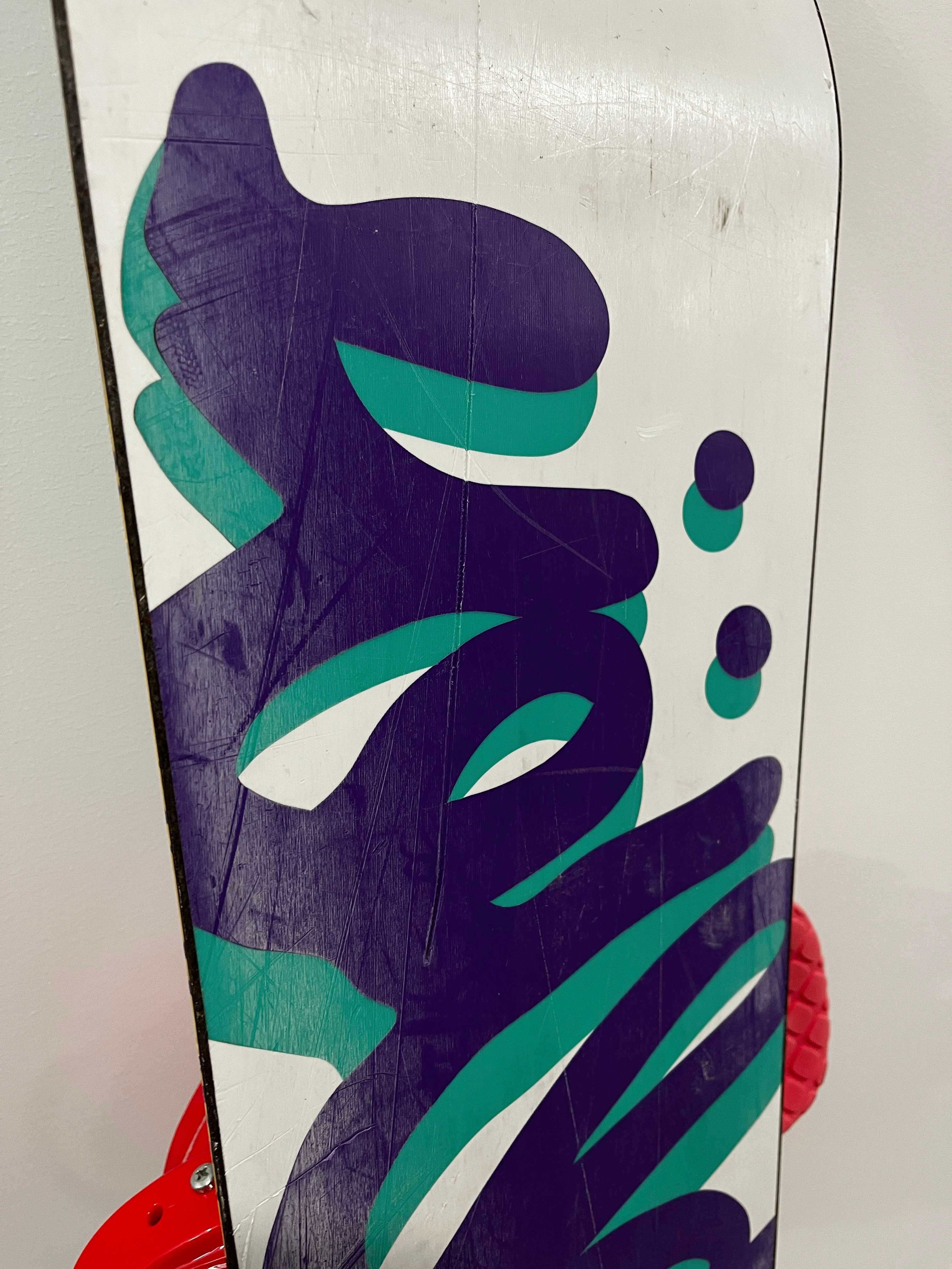 Placa snowboard Volkl + legaturi Burton