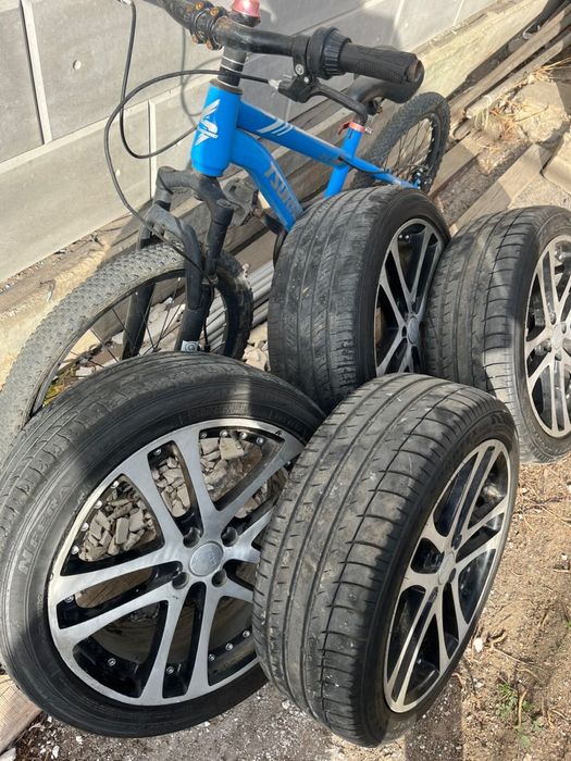 Продам диски с резиной рельсы r17