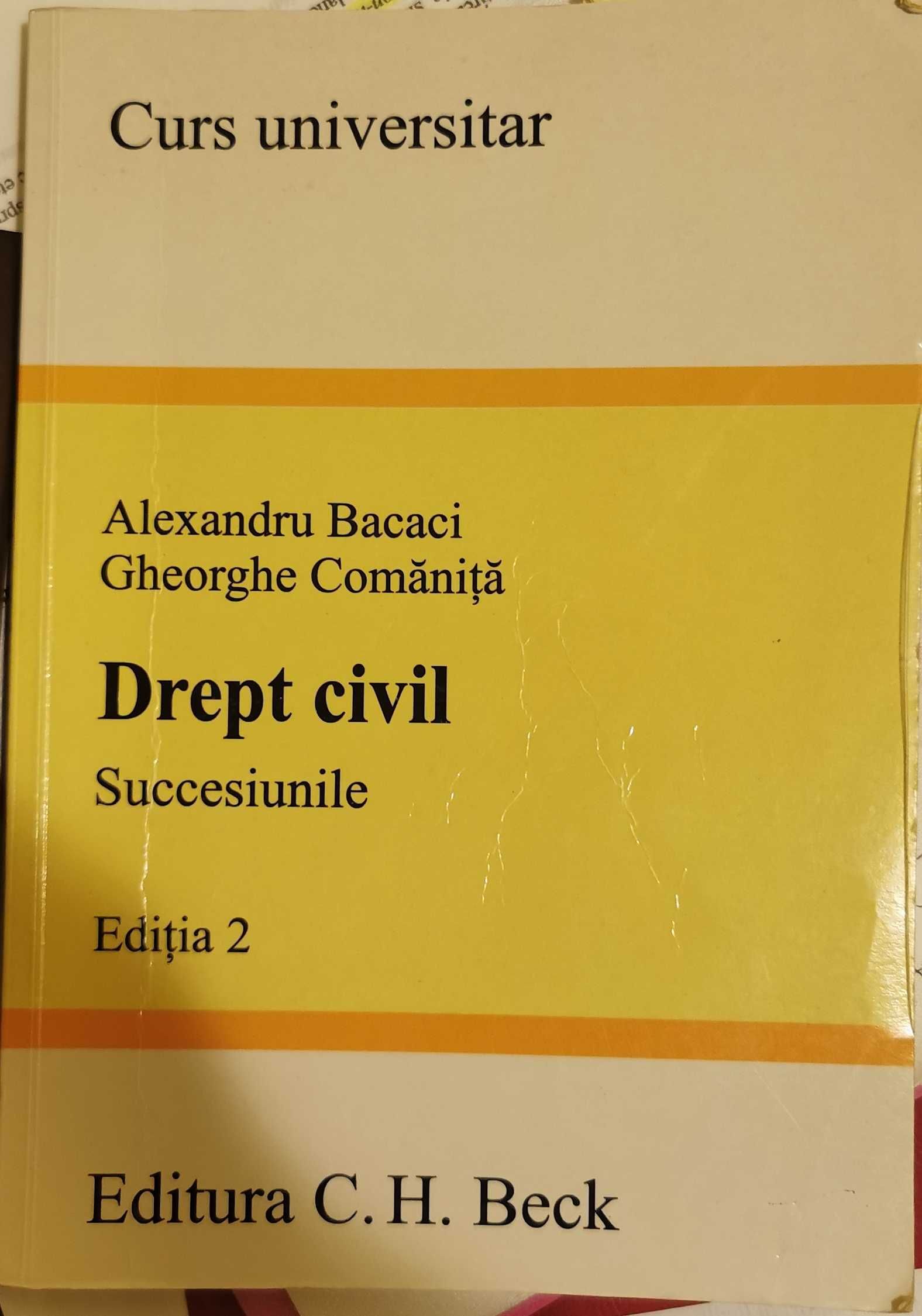 Tratat de drept civil, dreptul familiei, drept civil succesiunile