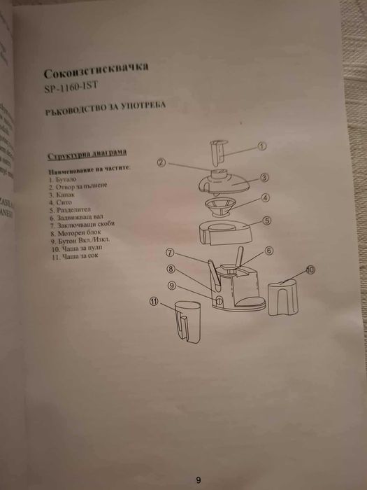 Сокоизтисквачка марка Сапфир