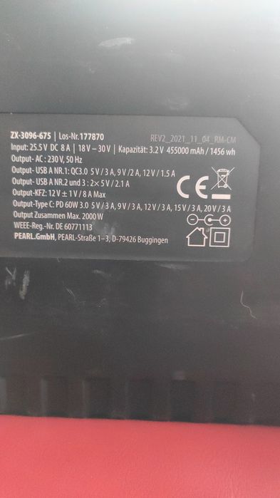 Power station 2000w portabil