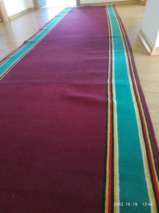 Чистошерстяныя ковровая дорожка
