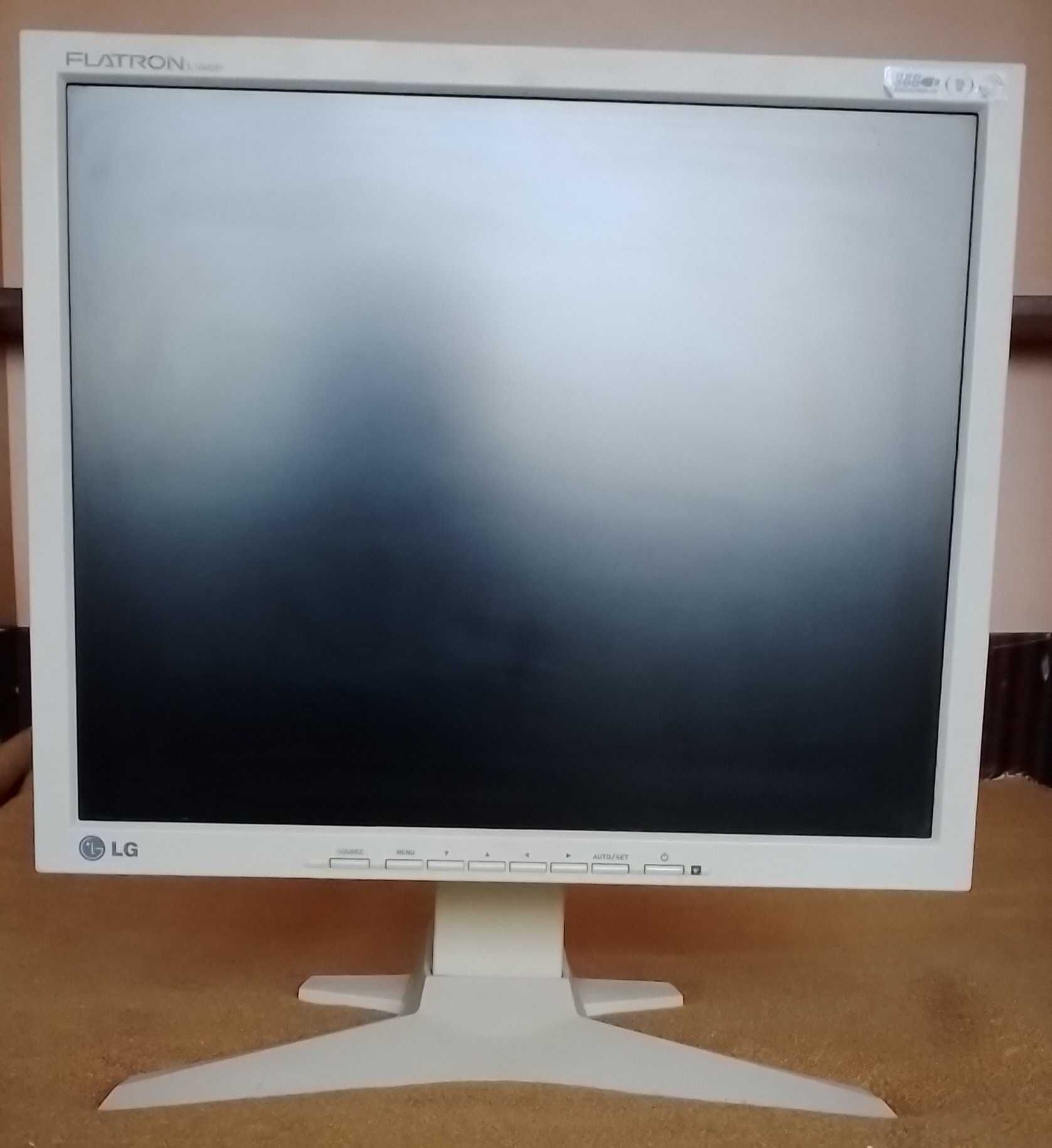 LCD Monitor LG. Made in Korea.