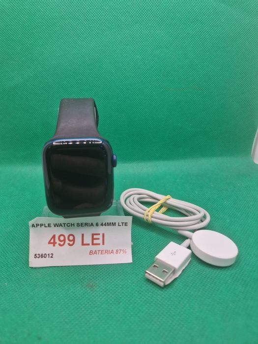 Apple Watch Seria 6, 44MM, Lazar Amanet Crangasi, 536012