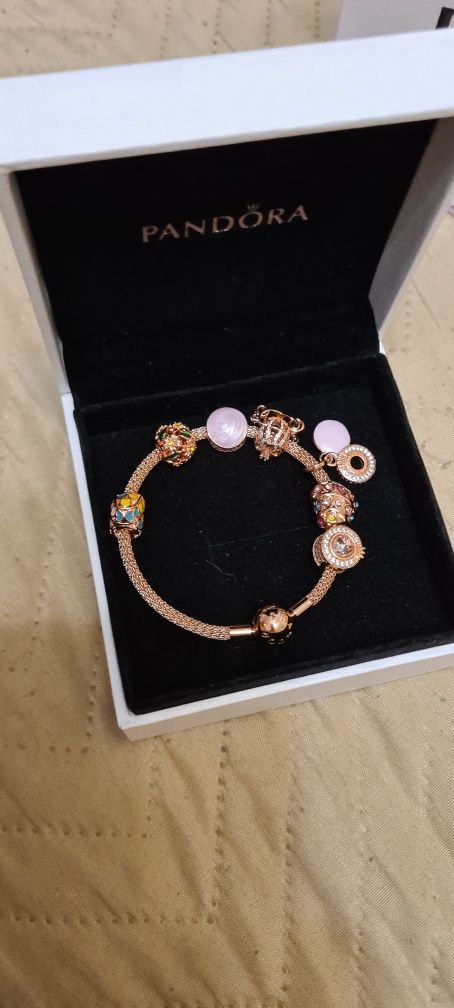 Пандора нишка rose gold