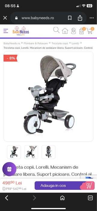 Tricicleta lorelli copii