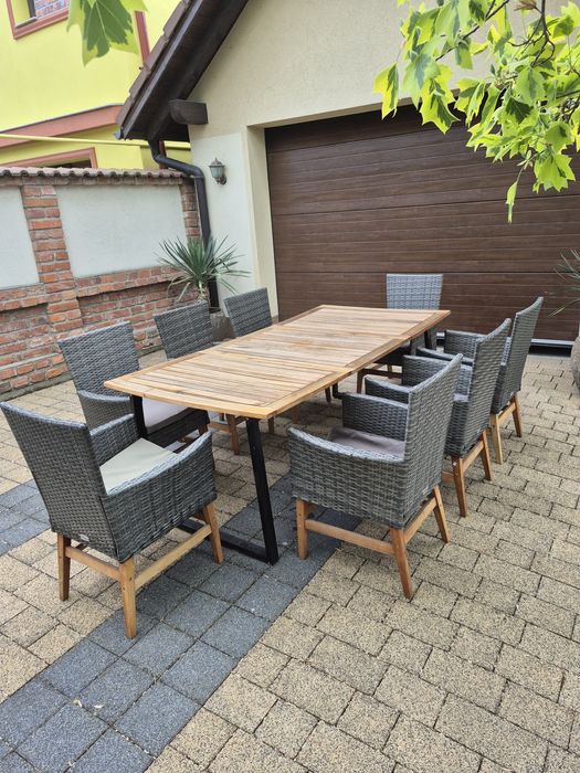 Masa + 8 scaune terasa