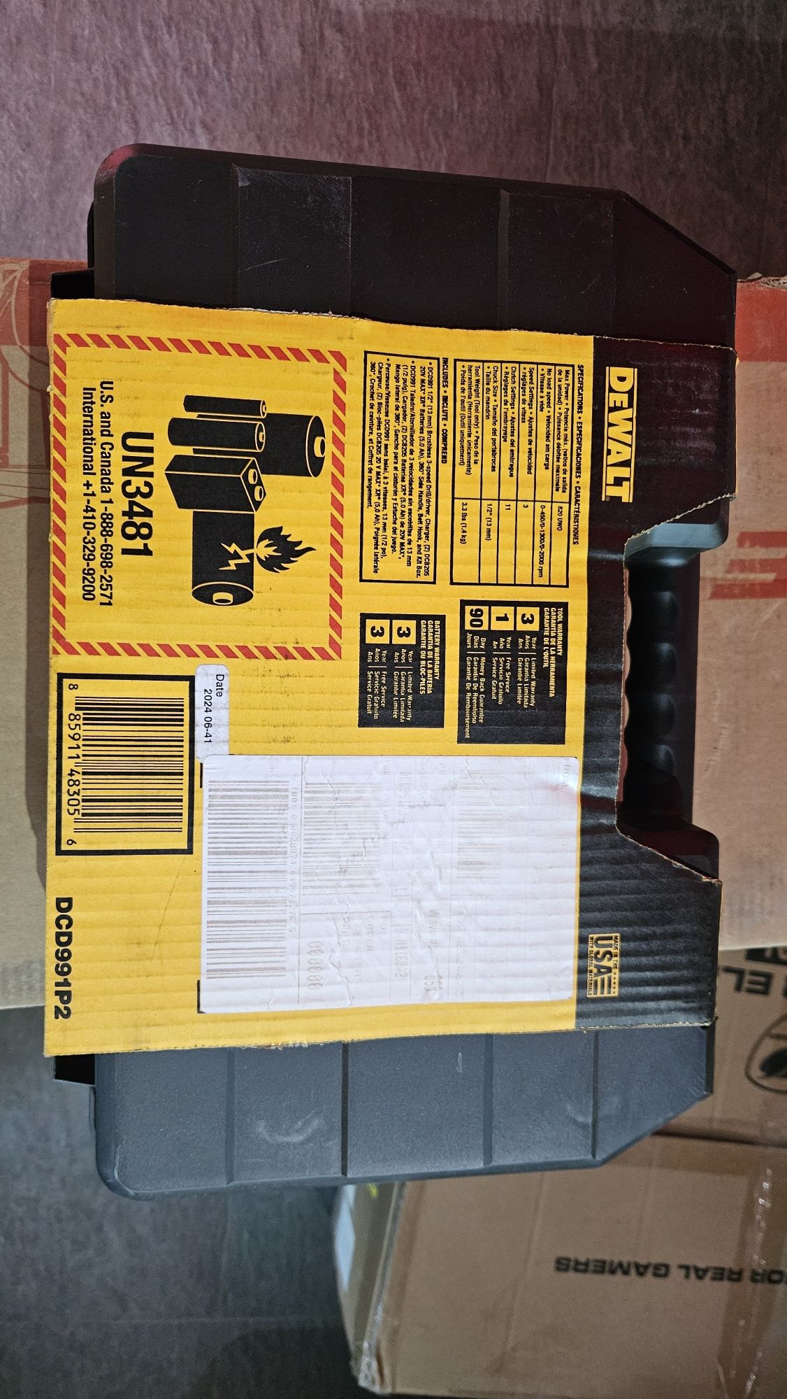 Дрель DeWalt DCD991P2 USA