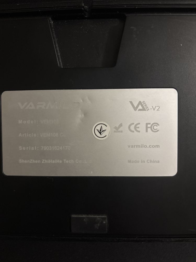Игровая клавиатура Varmilo VEM108 Panda R2 - EC V2 Daisy