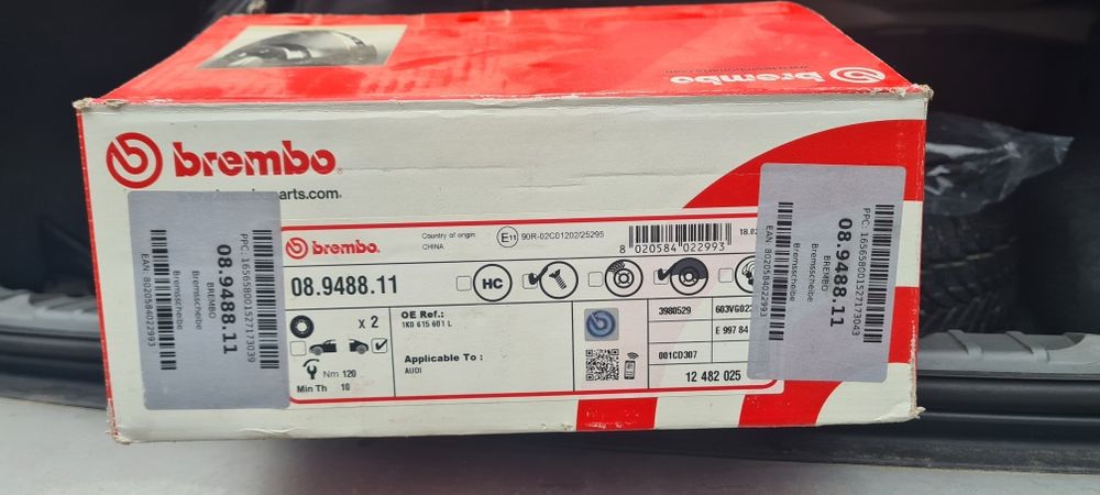 Set disc frana Brembo pt Audi VW Seat Skoda