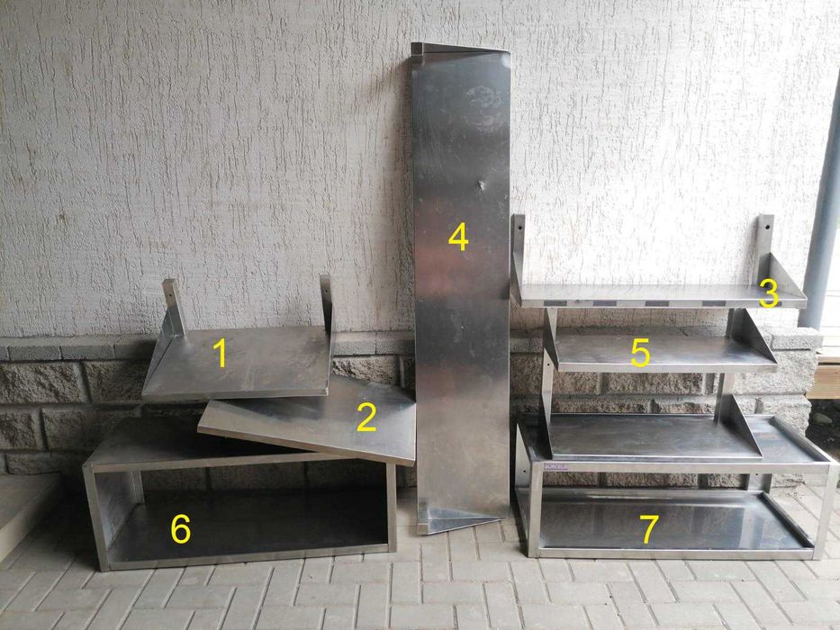 ВСЁ В ОПИСАНИИ!!Мойки, столы, стеллажи нержавейка, полки, пищевые Алма