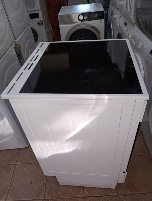 Свободно стояща печка с керамичен плот Asko 2 години Гаранция!