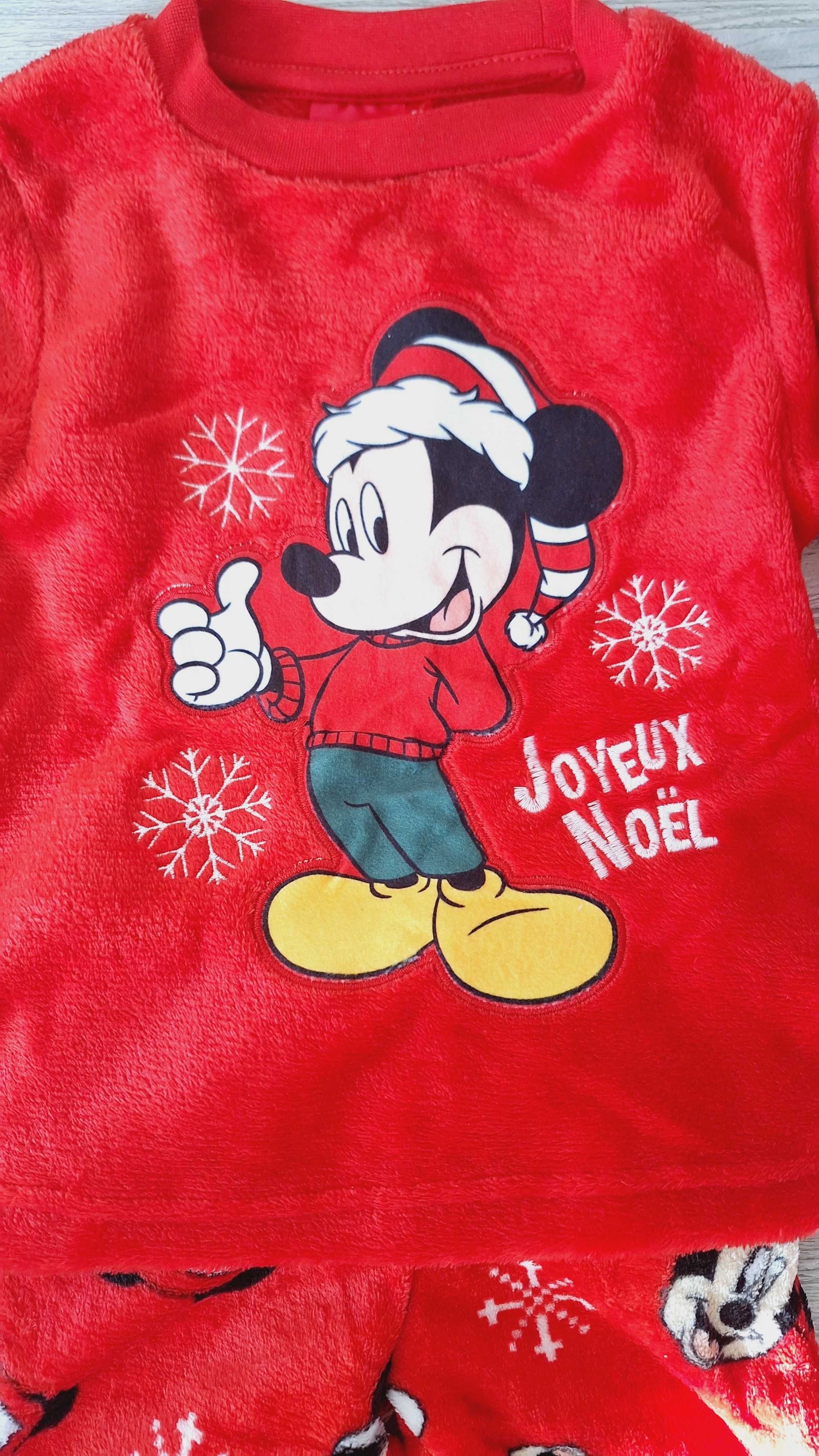 Pijama MICKEY MOUSE, maneca lunga, rosie