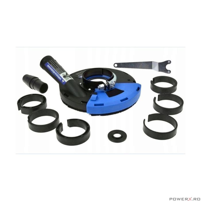 Capac aspiratie praf pentru Polizor Unghiular, flex 180 - 230mm SILVER