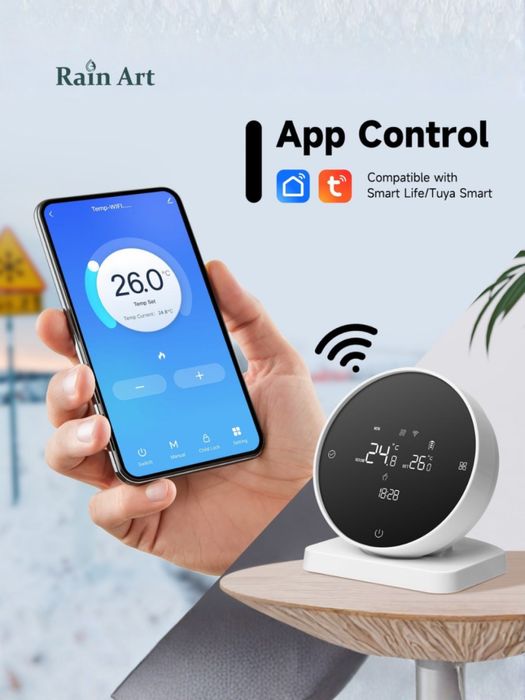 Беспроводной комнатный термостат отопления Wi-fi