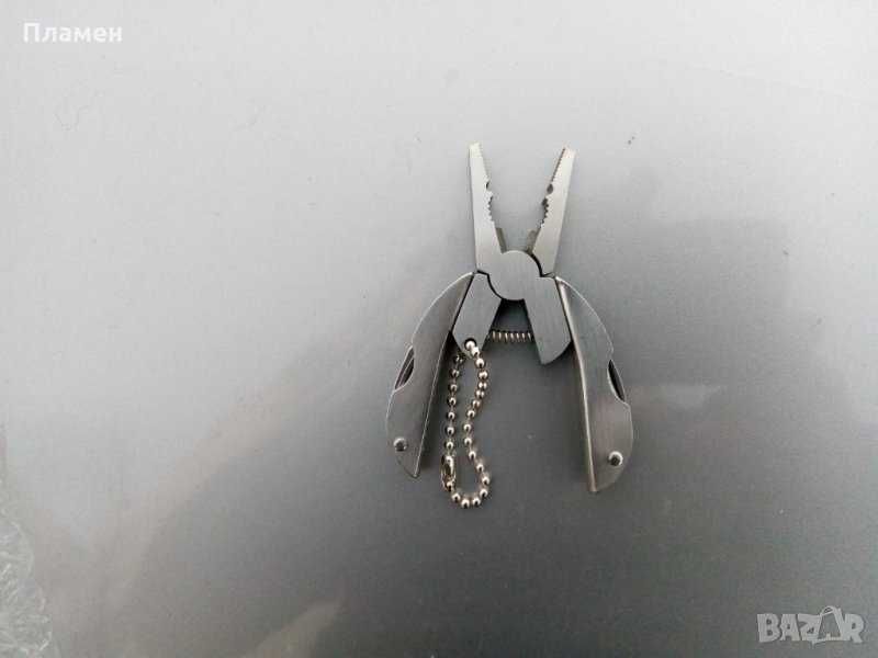 Джобни многофункционални сгъваеми клещи с инструменти,  50x32x7 mm