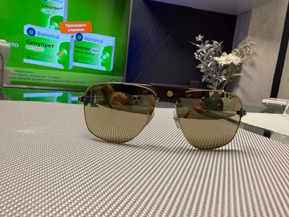 Мъжки слънчеви очила CARTIER SANTOS CT0037S 59 003