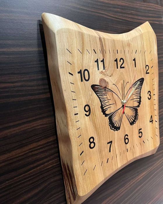 Стенен часовник от череша