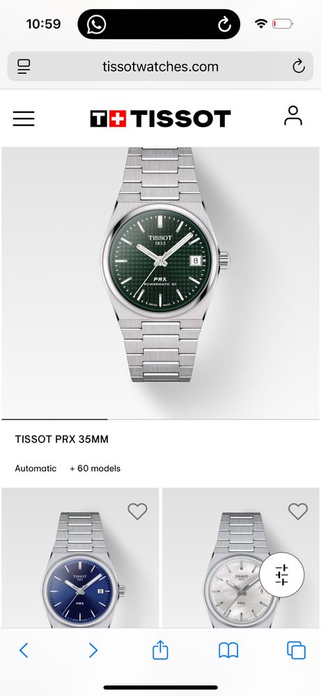 Продаю часы Tissot prx