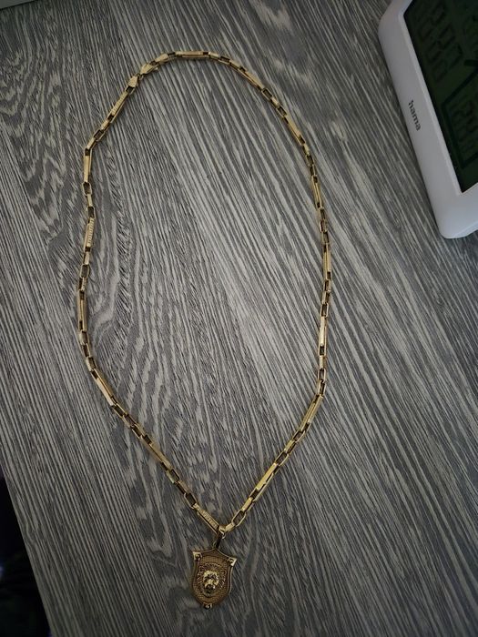 Lant cu medalion  aur 14k