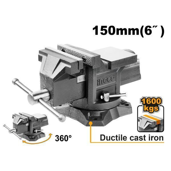 Менгеме въртящо 150мм 6" ingco