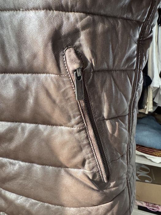 Haina piele Massimo Dutti barbati marime M