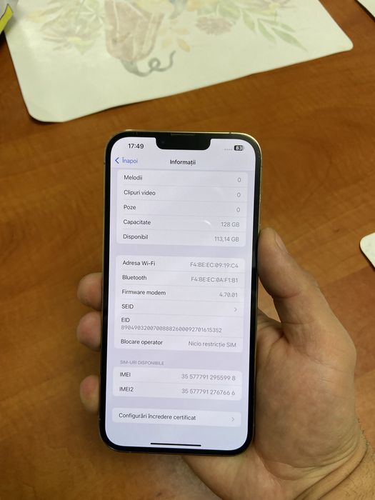 Iphone 13 Pro Max gold