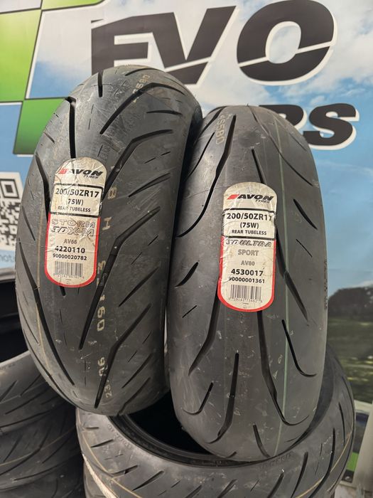 200 50 17 Anvelopa Moto NOUA Avon 3D Storm Sport Cauciuc Spate
