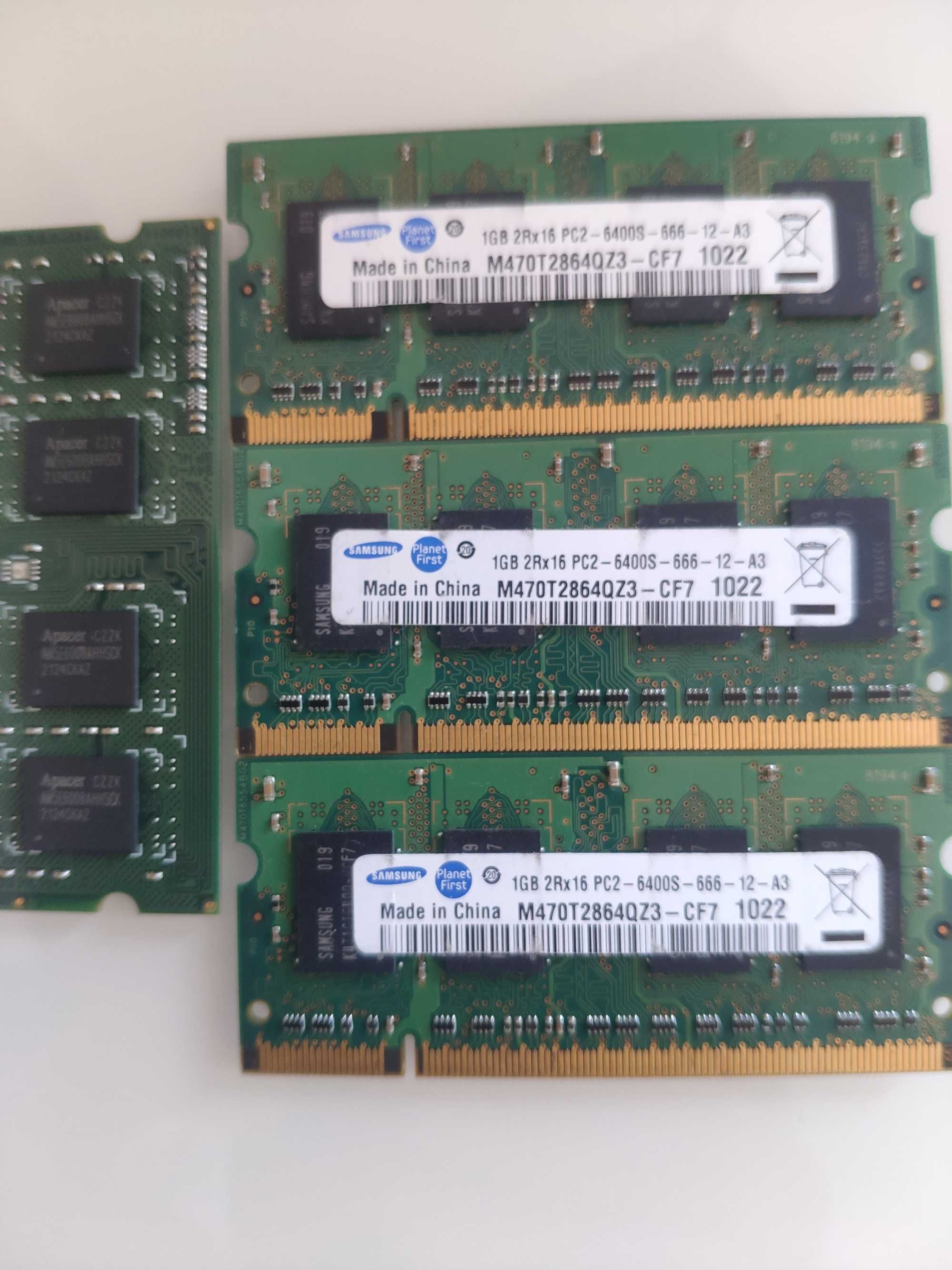 RAM памети за лаптоп DDR2 и DDR3 4GB