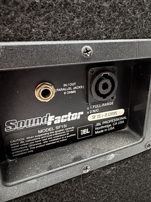 JBL sound factor -sf15i