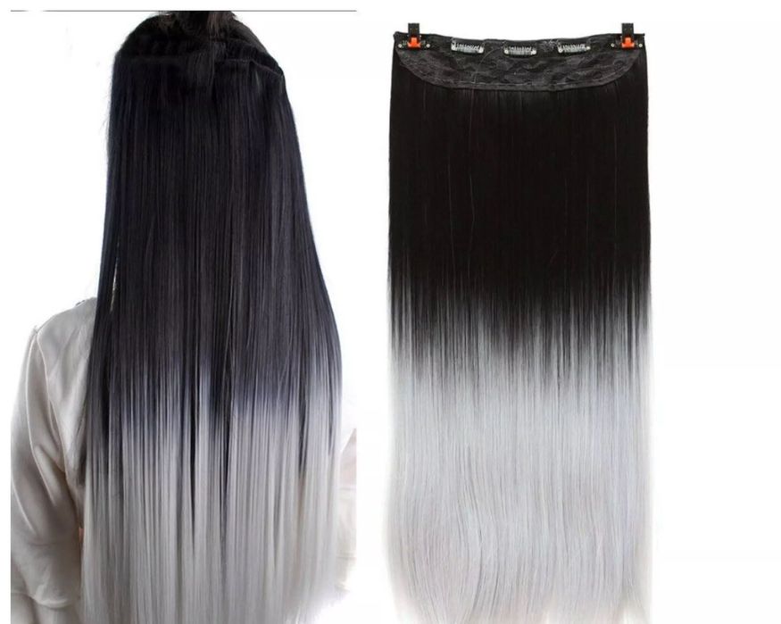 Extensie par OMBRE GRi par kanekalon imita foarte bine parul natural