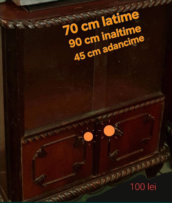 Vand  comoda Tv   lemn  retro -vintage-  Ruxandra